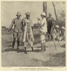 The Captured Emir Mahmoud and Colonel Wingate